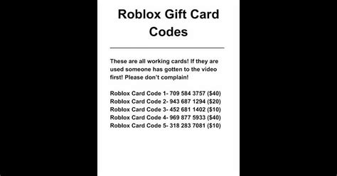 A success message will appear when you successfully add the Credit to your account. . Roblox gift card codes generator